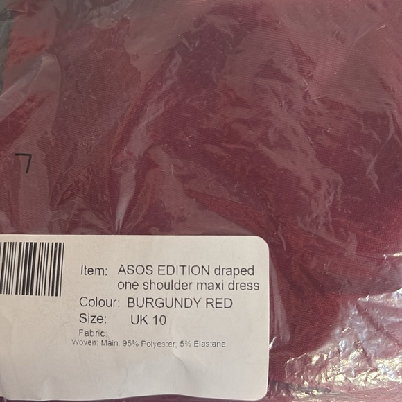 ASOS EDITION draped one shoulder maxi dress - Picture 5 of 5